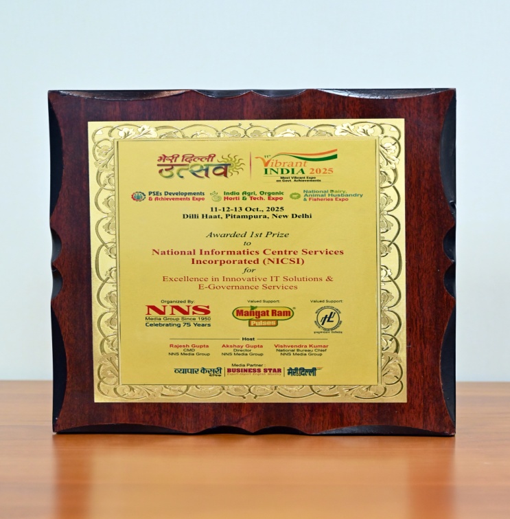 1st Prize - Excellence in Innovative IT Solutions & E-Governance Services (Vibrant India 2025) - award-docx-03.jpeg