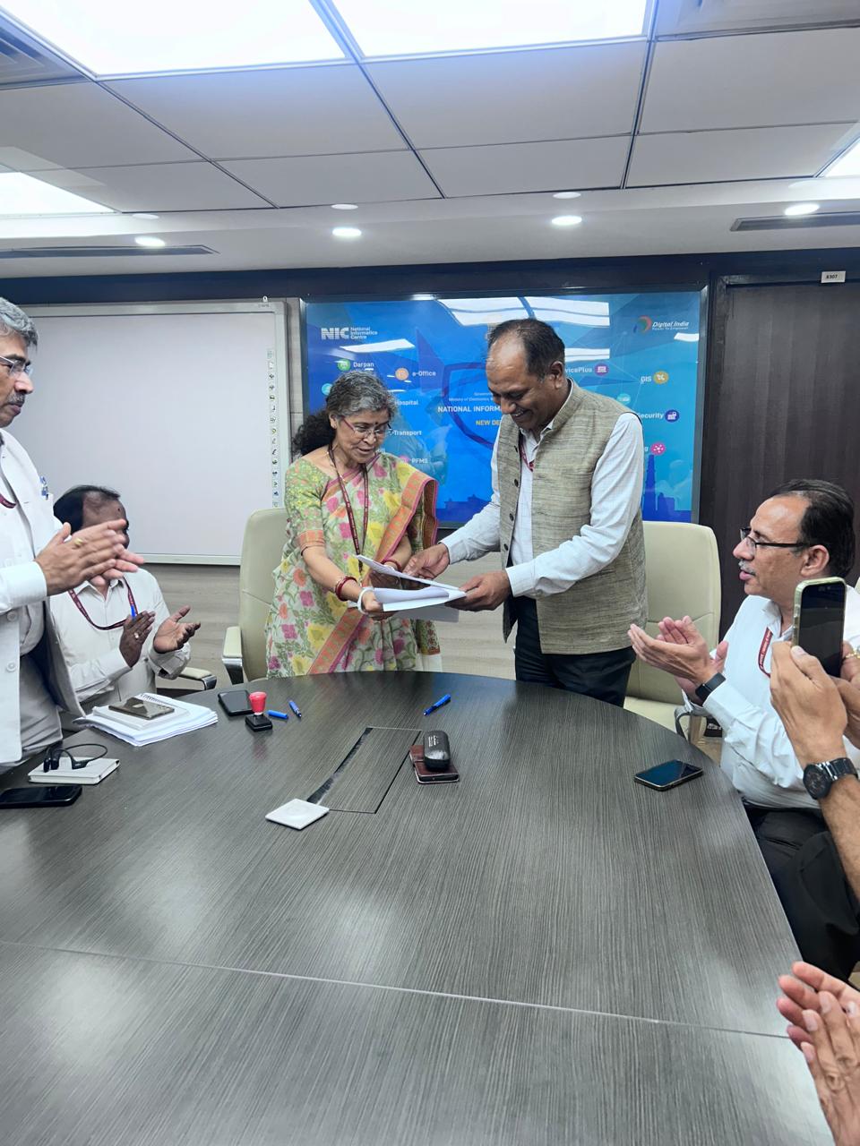 MoU signing NIC AND NICSI