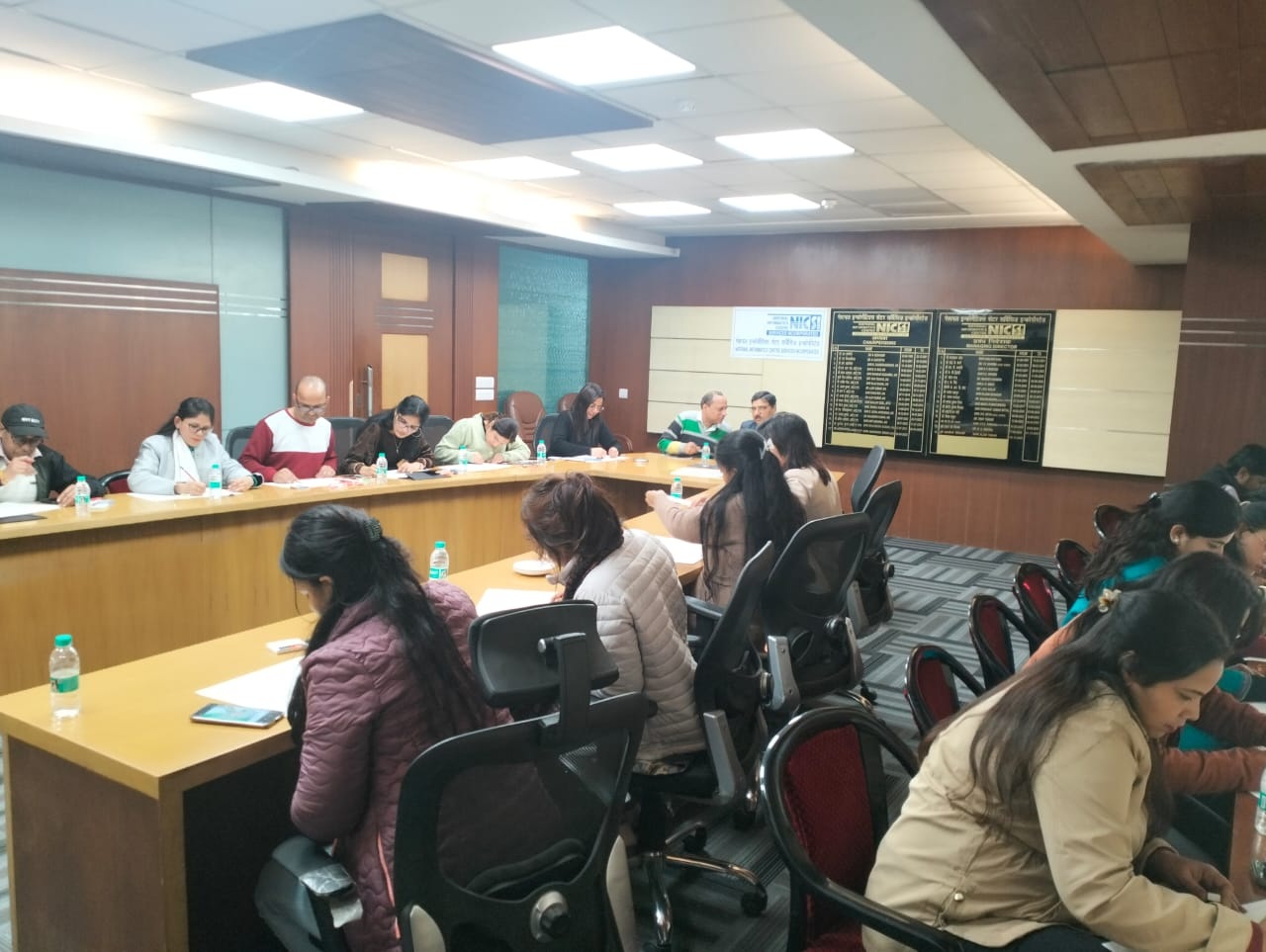 Poster making activities on Swachhata Pakhwada